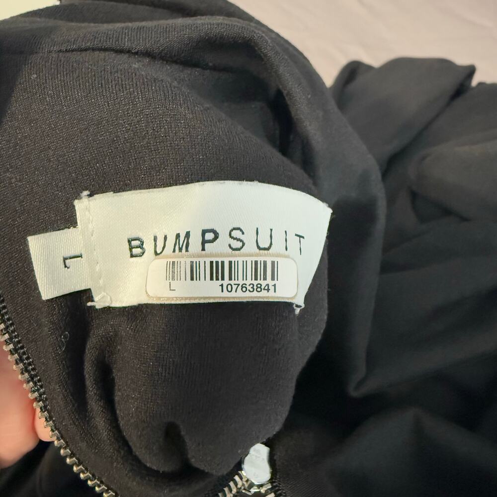 BUMPSUIT maternity turtleneck maxi dress, Black, L - Picture 5 of 6